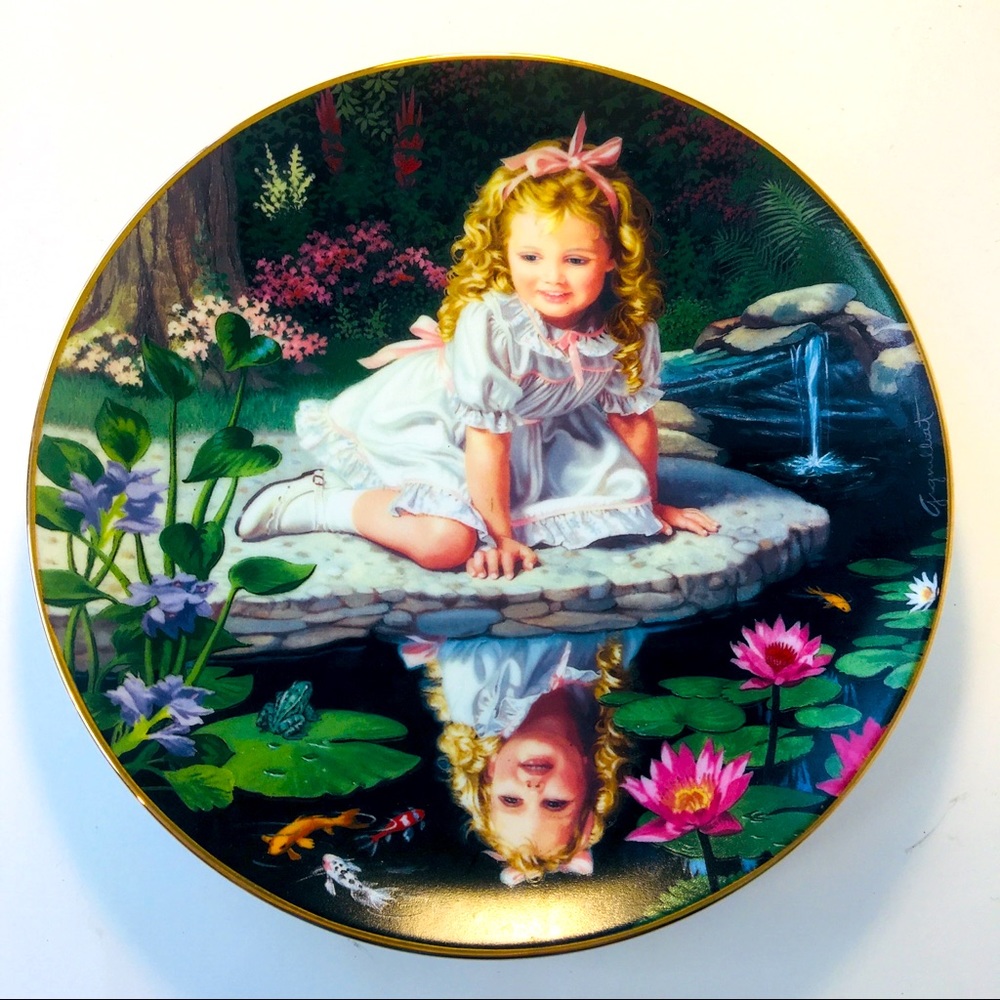 Vintage Collector Plate Monday's Child Children of the Week Danbury Mint 1991